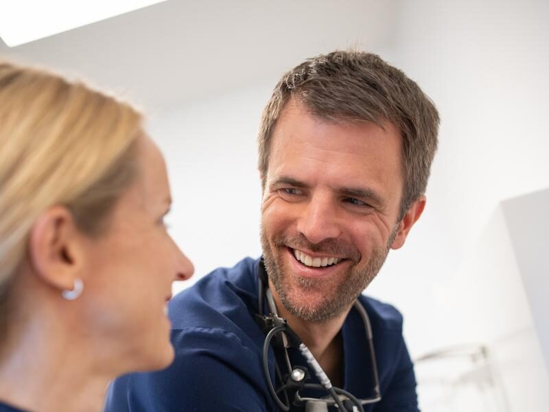 Dr. Andreas und Dr. Barbara Vogtner im Gespräch